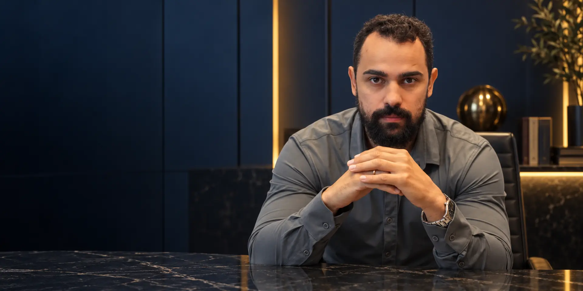 Djonatan explicando possibilidades de consórcio