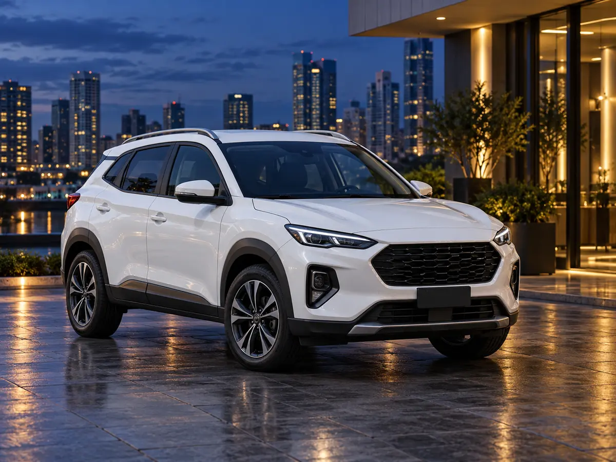 SUV compacto branco